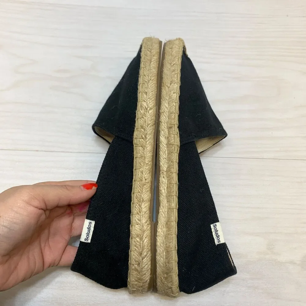 Soludos Women's The Original Dali Espadrille‎ Shoe Black Size US 9-9.5 EU 40